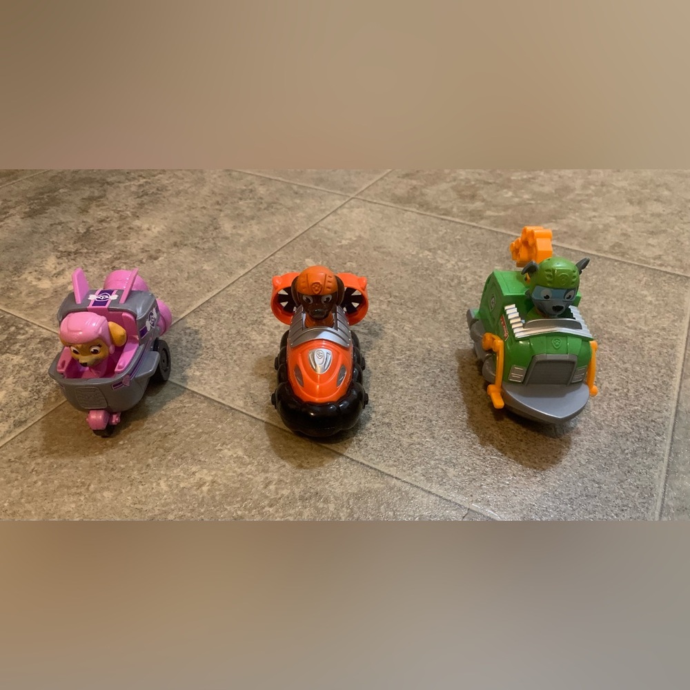 Paw Patrol Rescue Vehicle Set of 3